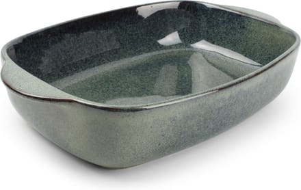 S&P Ovenschaal 39/33x25,5xH8,5cm groen/blauw Meridian