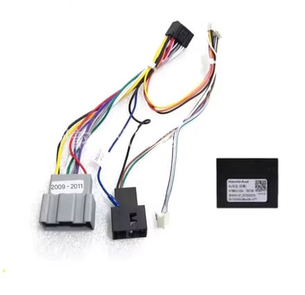 Iso kabel autoradio kabelset met canbusdecoder | geschikt voor Ford fiesta 2009 - 2011 | Android carplay radio stekkers | Connector canbus plug | verloopstekker | 2009 2010 2011 canbus decoder