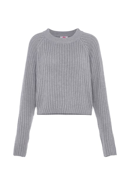 Mymo Jumper Dames licht grijs melange
