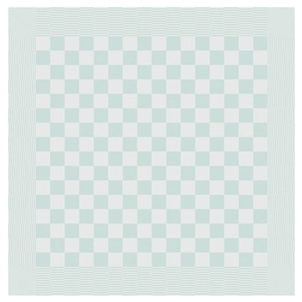 DDDDD - 6x Theedoek - Barbeque - 65x65 cm - Pastel Groen - Set van 6 stuks