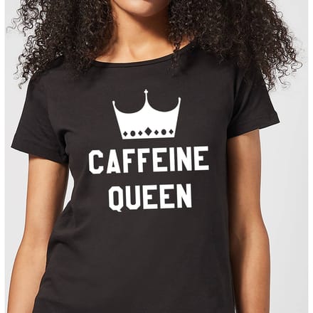 Caffeine Queen Women's T-Shirt - Black - 3XL