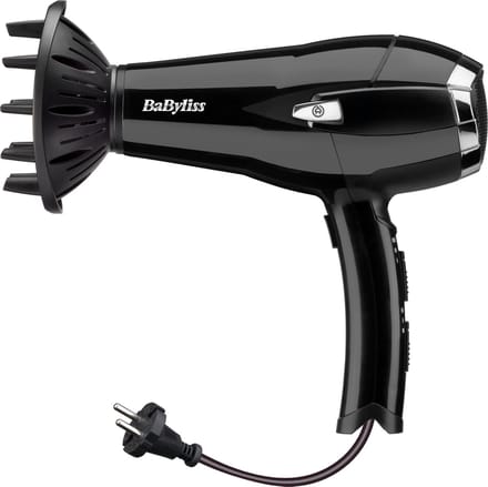 BaByliss Cordkeeper 2000 - Föhn - DC motor - 1,95m intrekkend snoer - Diffuser - Ionisch