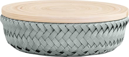 Handed By Wonder XS - Opbergmand rond met deksel- eucalyptus