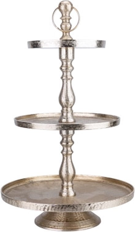 Cosy @ Home Etagere Brushed Goud 44x44xh75cm Alumini