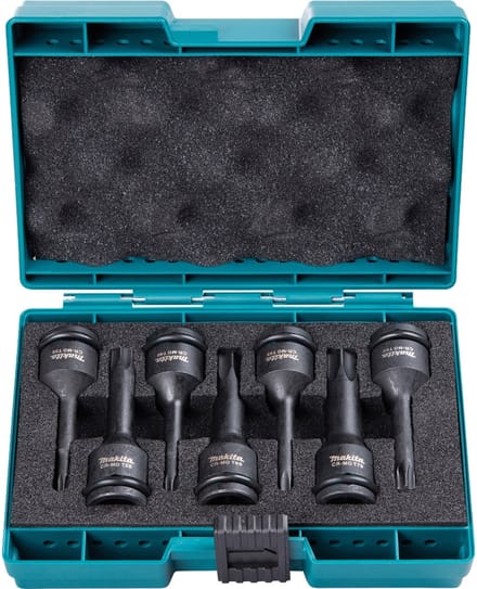 MAKITA TORX SLAGSCHROEFBITSET 7-DELIG