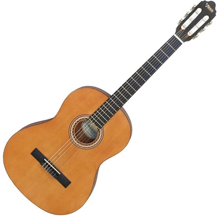 VALENCIA Guitare Classique 4/4 VC204H Largeur au Sillet 45mm Naturel