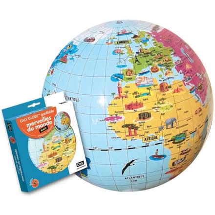 Aarde ballon Caly Merveilles Du Monde (x2)
