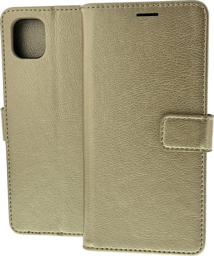Portemonnee Book Case Hoesje Geschikt voor: Samsung Galaxy A04 - Goud
