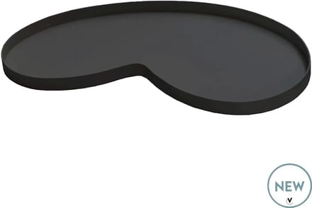 Dienblad Villeta - Medium - black - zwart - L67,5 x B36 x H2 cm