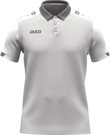 Jako Dynamic Polo Heren - Lichtgrijs / Wit / Grijs | Maat: 4XL