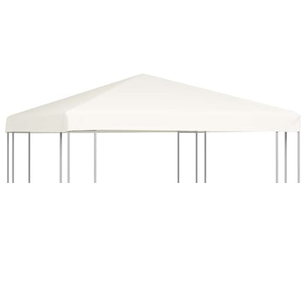 vidaXL - Prieeldak - 310 - g/m² - 3x3 - m - crèmewit