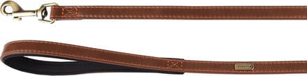 Hond Looplijn met neopreen Lyabo Bruin 1,3m 15mm