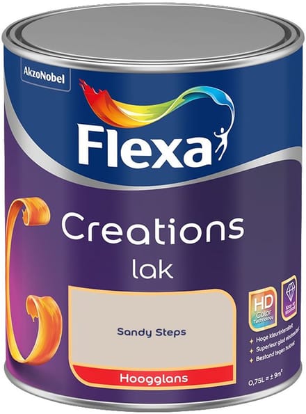 Flexa - Creations Lak Hoogglans - Sandy Steps - Mengverf - 750 Ml