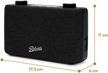 DAB+ radio ROBERTS Play 11 zwart