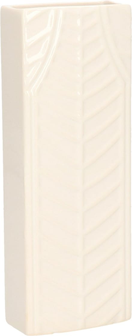 Gerimport Waterverdamper - keramiek - 400 ml - radiatorbak luchtbevochtiger - creme wit