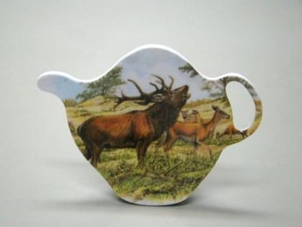 Geharo Theetip Edelhert – Melamine Theezakjeshouder – 10 x 7 cm