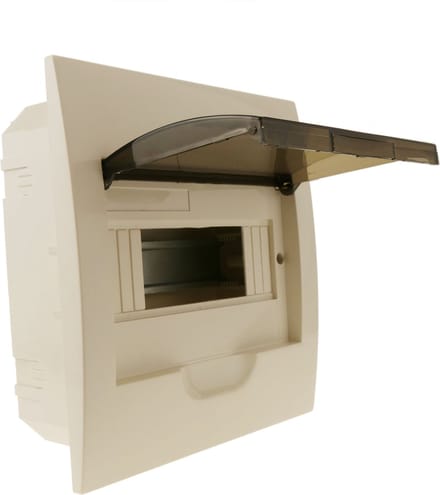 BeMatik - Elektrische verdeelkast van 8 modules van verzonken kunststof ABS SPN IP40