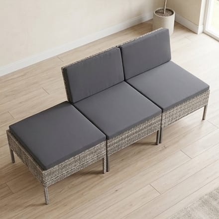 Luxe Loungeset – Weerbestendig – Grijs – Industrohome
