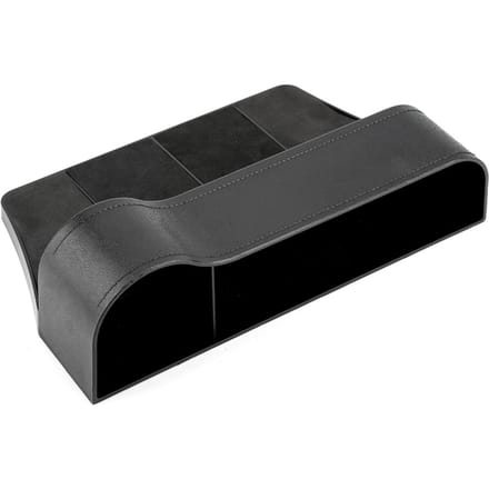 Autostoel Kussengat Organizer Opbergdoos Hoesje Telefoon Sleutel Bekerhouder black