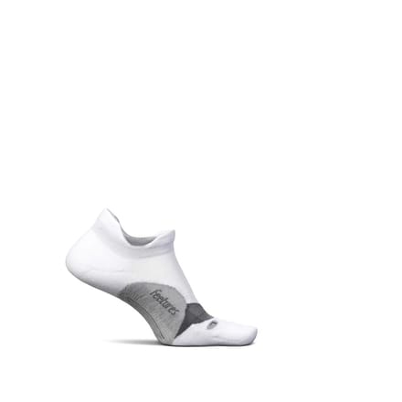 Feetures - Elite Light Cushion No Show Tab - White - Wit / MEDIUM