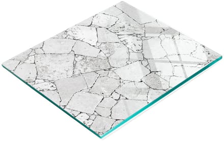 Multifunctionele decoratieve keukenplank van gehard steen, 60x52 cm
