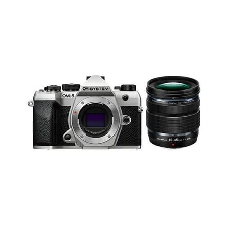OM SYSTEM OM-5 II body + M.Zuiko AF 12-45mm f/4 Pro ED  zilver