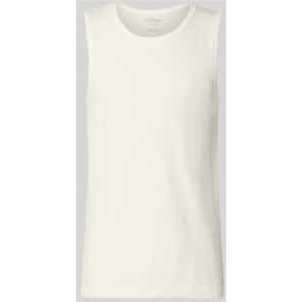 s.Oliver - male - Tanktop met vlamgarenstructuur en logoprint