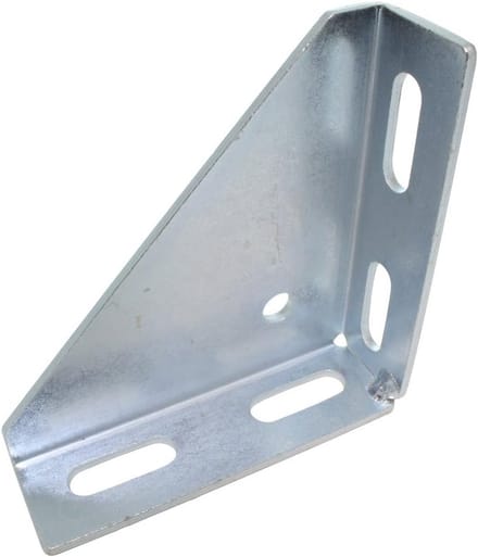 Versterkte Winkelhaak 100x100x30mm Verzinkt Staal
