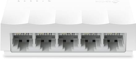 Desktop Switch - Netwerk Hub - Netwerk Uitbreiden - Stil en Energiezuinig - 5 Poorten - Wit