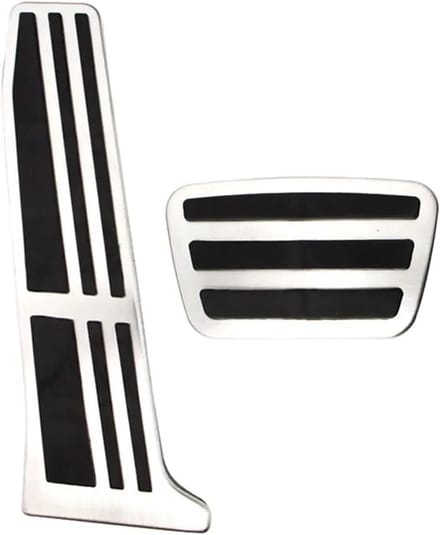 Pedaal Covers - Auto Accessoires - Verbeter Rijervaring - Antislip Oppervlak - 2 Stuks - Metaal