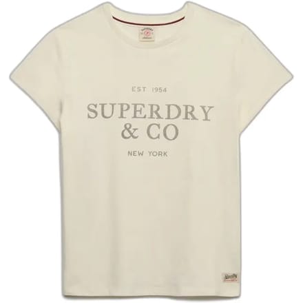 Dames-T-shirt Superdry Luxe Casual Classic