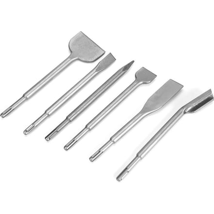 6 stuks Boorhamer SDS Plus Boorbeitelset Beton Muur Boorgereedschap