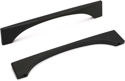 CE - Meubelgreep - Staal - 160 mm - Zwart - Set van 6