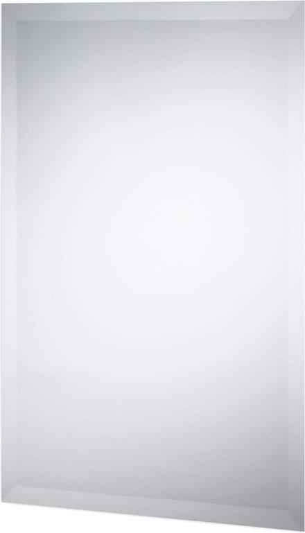 40x60 cm Horizontal & Vertical Faceted Mirror for Bathroom Hallway Toilet Glass - Wall Mirror Without Frame