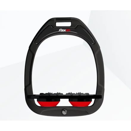 Ultra Grip Platte Beugels Zwart/Zwart/Rood Flex-On Green Composite