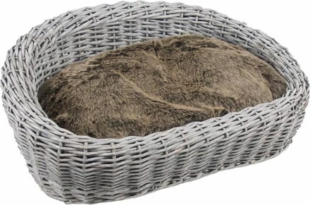 Flamingo dierenmand wilgen luxe - 60 cm