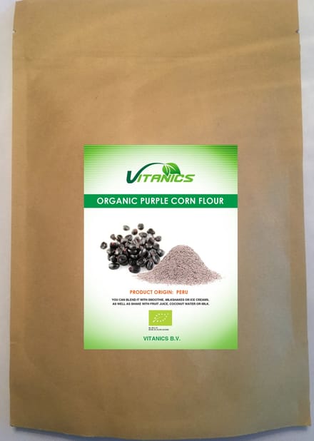 Biologisch Paars Maïsmeel (Purple Corn Flour Organic) 250g