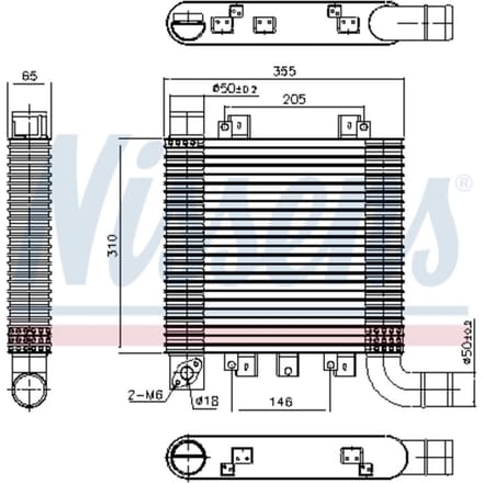 Intercooler NISSENS 96366