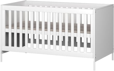 Born Lucky ® Santiago Baby Bed 70x140 cm Wit