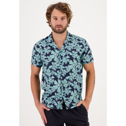 Gabbiano Overhemd Overhemd Met Open Kraag 334546 301 Navy Mannen Maat - L