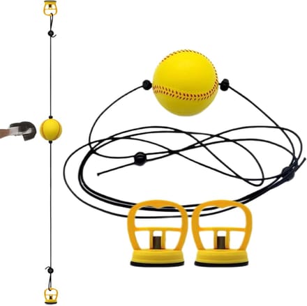 Boks Speedbal - Trainingsbal Boksen - Reactietijd Verbeteren - Slijtvaste Coating - 280 cm touwlengte - Zwart
