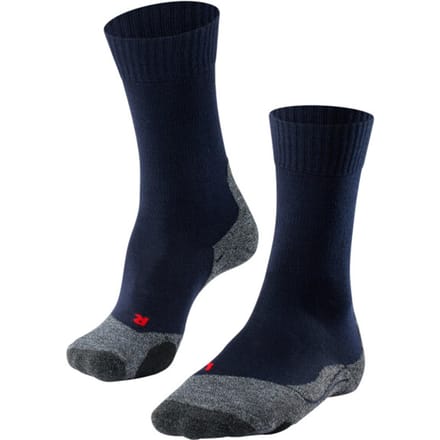 FALKE TK2 anti-blaar dik wol functioneel materiaal wandelsokken dames blauw - maat 41-42