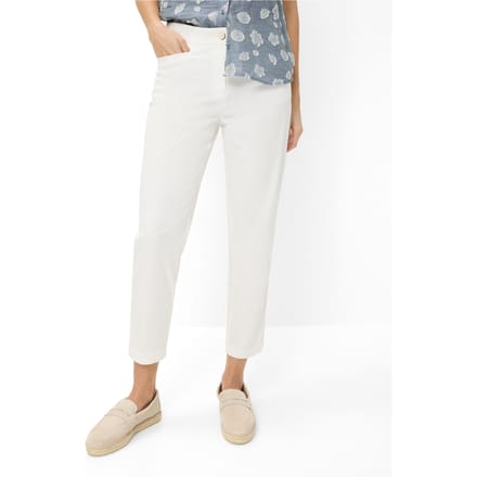 Brax Dames Chino  Style MARA S OFFWHITE, crèmewit, maat 32K