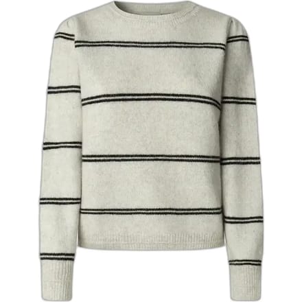 Pepe Jeans Carmela Stripe Trui Beige S Vrouw