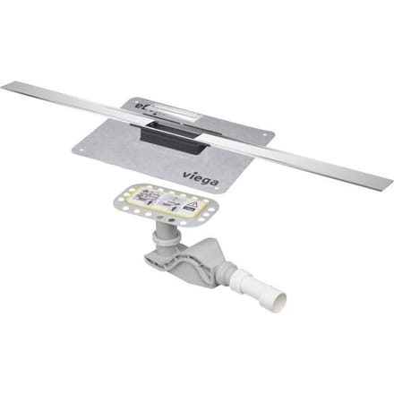 Viega Advantix Cleviva shower drain w. Advantix insert Visign C1, model 4981.10, 100 cm 794477