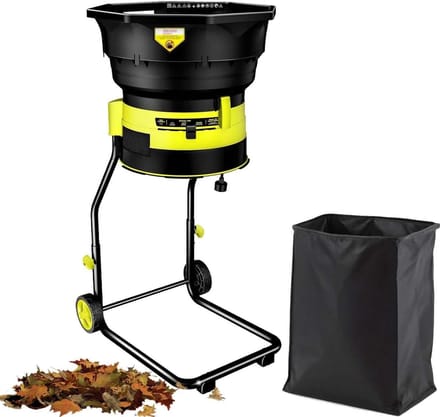 Elektrische Bladversnipperaar - Hakselaar Tuinafval - Compost Maken - Bladloos Ontwerp - 2500 Watt - Zwart