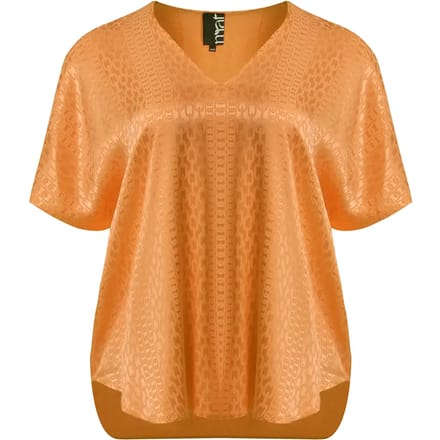 V-halsblouse in viscose dames Mat Fashion