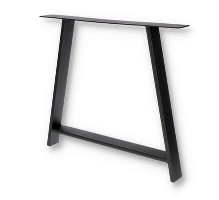 SEART GROUP - Stalen Tafel Poot - Type A - 80x71cm - Zwart Mat