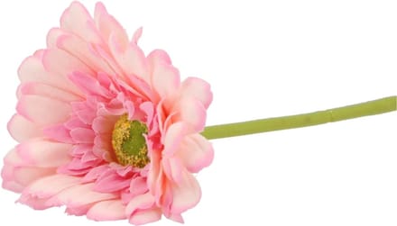 DK Design Kunstbloem Gerbera - 72cm - lichtroze - Real Touch - kunst zijdebloemen