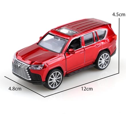 (Verpakt) 1:36 Legering SUV Model Lx570, Off-Road Pull-Back Auto, Off-Road Legering Pull-Back Auto, Coole Legering Auto